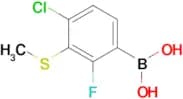4-Chloro-2-fluoro-3-methylthiophenylboronic acid