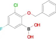 2-Benzyloxy-3-chloro-5-fluorophenylboronic acid