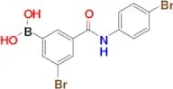 5-Bromo-3-(4-bromophenylcarbamoyl)phenylboronic acid