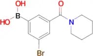 5-Bromo-3-(piperidine-1-carbonyl)phenylboronic acid