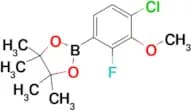 2-(4-Chloro-2-fluoro-3-methoxyphenyl)-4,4,5,5-tetramethyl-1,3,2-dioxaborolane