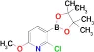2-Chloro-6-methoxy-3-(4,4,5,5-tetramethyl-1,3,2-dioxaborolan-2-yl)pyridine