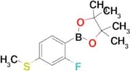 2-Fluoro-4-methylthiophenylboronic acid pinacol ester