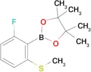 6-Fluoro-2-(methylsulfanyl)phenylboronic acid pinacol ester
