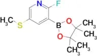 [2-Fluoro-5-(methylsulfanyl)pyridin-3-yl]boronic acid pinacol ester