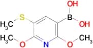 2,6-Dimethoxy-3-methylsulfanylpyridine-5-boronic acid