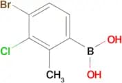 4-Bromo-3-chloro-2-methylphenylboronic acid