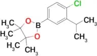 2-(4-Chloro-3-isopropylphenyl)-4,4,5,5-tetramethyl-1,3,2-dioxaborolane