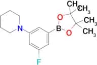 5-Fluoro-3-piperidinophenylboronic acid pinacol ester
