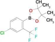 2-[4-Chloro-2-(trifluoromethyl)phenyl]-4,4,5,5-tetramethyl-1,3,2-dioxaborolane