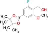 [2-Fluoro-6-methoxy-4-(4,4,5,5-tetramethyl-1,3,2-dioxaborolan-2-yl)phenyl]methanol