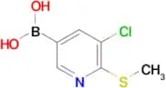 3-Chloro-2-methylthiopyridine-5-boronic acid