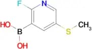 [2-Fluoro-5-(methylsulfanyl)pyridin-3-yl]boronic acid
