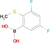 3,5-Difluoro-2-methylsulfanylphenylboronic acid