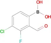 4-Chloro-3-fluoro-2-formylphenylboronic acid