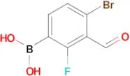 4-Bromo-2-fluoro-3-formylphenylboronic acid