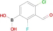 4-Chloro-2-fluoro-3-formylphenylboronic acid