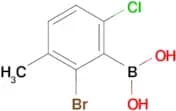 2-Bromo-6-chloro-3-methylphenylboronic acid