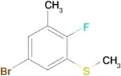 (5-Bromo-2-fluoro-3-methylphenyl)(methyl)sulfane