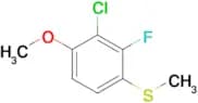 (3-Chloro-2-fluoro-4-methoxyphenyl)(methyl)sulfane