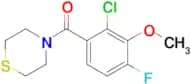 (2-Chloro-4-fluoro-3-methoxyphenyl)(thiomorpholino)methanone