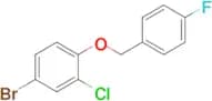 4-Bromo-2-chloro-1-((4-fluorobenzyl)oxy)benzene
