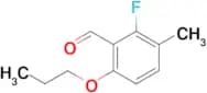 2-Fluoro-3-methyl-6-propoxybenzaldehyde