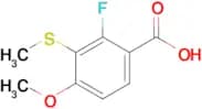 2-Fluoro-4-methoxy-3-(methylthio)benzoic acid