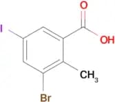 3-Bromo-5-iodo-2-methylbenzoic acid