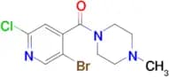 (5-Bromo-2-chloropyridin-4-yl)(4-methylpiperazin-1-yl)methanone