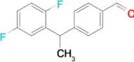4-(1-(2,5-Difluorophenyl)ethyl)benzaldehyde