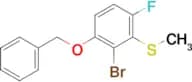 (3-(Benzyloxy)-2-bromo-6-fluorophenyl)(methyl)sulfane