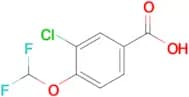 3-Chloro-4-(difluoromethoxy)benzoic acid