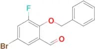 5-Bromo-3-fluoro-2-(phenylmethoxy)benzaldehyde,
