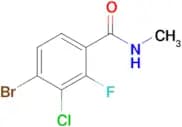 4-Bromo-3-chloro-2-fluoro-N-methylbenzamide