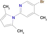 5-Bromo-2-(2,5-dimethyl-1H-pyrrol-1-yl)-4-methylpyridine