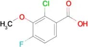 2-Chloro-4-fluoro-3-methoxybenzoic acid
