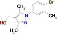 (1-(4-Bromo-3-methylphenyl)-3,5-dimethyl-1H-pyrazol-4-yl)methanol