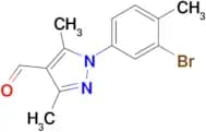 1-(3-Bromo-4-methylphenyl)-3,5-dimethyl-1H-pyrazole-4-carbaldehyde