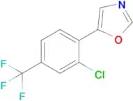 5-(2-Chloro-4-(trifluoromethyl)phenyl)oxazole