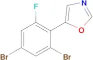 5-(2,4-Dibromo-6-fluorophenyl)oxazole