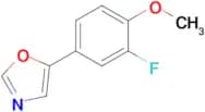 5-(3-Fluoro-4-methoxyphenyl)oxazole