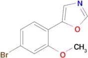 5-(4-Bromo-2-methoxyphenyl)oxazole