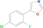 5-(4-Chloro-2-fluorophenyl)oxazole