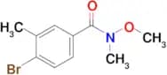 4-Bromo-N-methoxy-N,3-dimethylbenzamide