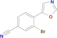 3-Bromo-4-(1,3-oxazol-5-yl)benzonitrile