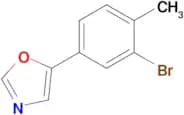 5-(3-Bromo-4-methylphenyl)-1,3-oxazole