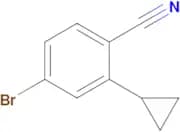 4-Bromo-2-cyclopropylbenzonitrile