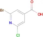 2-Bromo-6-chloroisonicotinic acid