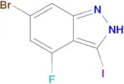 6-bromo-4-fluoro-3-iodo-2H-indazole